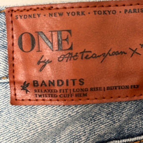 One Teaspoon Bandits Denim Shorts Size 28 - Picture 10 of 13